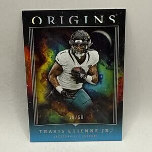 2023 Origins Football #47 Travis Etienne Jr /50 NFL Jacksonville Jaguars Card